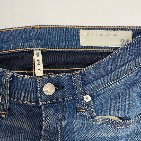 Rag & Bone Elephant Bell Low Rise Flare Leg Jeans Size 24 - Picture 4 of 11